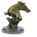 Horse Head Bust Bronze Sculpture on Marble Base Statue - 3