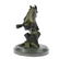 Horse Head Bust Bronze Sculpture on Marble Base Statue - 4