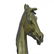 Horse Head Bust Bronze Sculpture on Marble Base Statue - 6