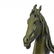 Horse Head Bust Bronze Sculpture on Marble Base Statue - 7