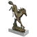Agile Wild Stallion Horse Race Bronze Sculpture on - 2