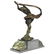Erotic Art Leaping Dancer Bronze Sculpture on Marble - 4