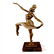 French Dancer Bronze Sculpture on Marble Base Statue