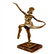French Dancer Bronze Sculpture on Marble Base Statue - 2