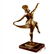 French Dancer Bronze Sculpture on Marble Base Statue - 5