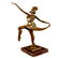French Dancer Bronze Sculpture on Marble Base Statue - 7