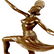 French Dancer Bronze Sculpture on Marble Base Statue - 9
