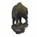 Burly Black Bear with His fish Dinner Bronze Sculpture - 2
