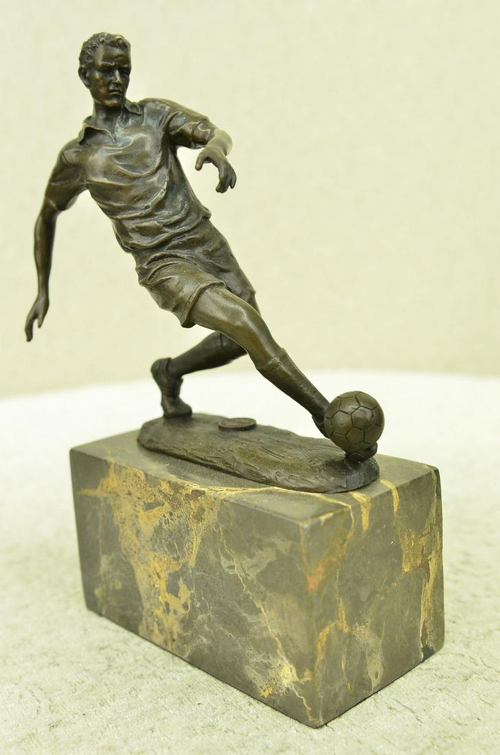Soccer Player Bronze Figurine (1 of 9)