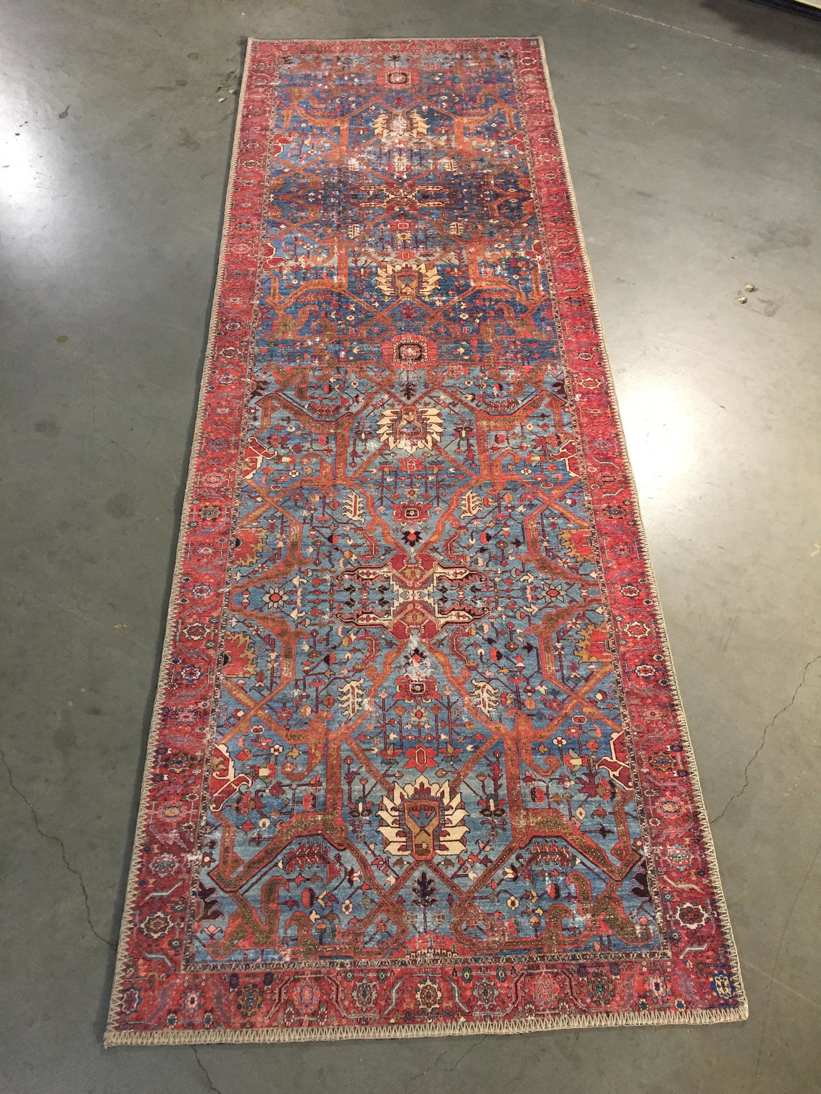 STUNNING VINTAGE PERSIAN 8' RUNNER (1 of 8)