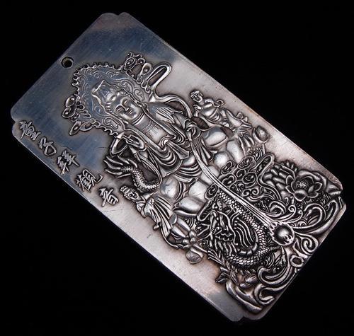 Paperweight Tibetan Kwan Yin Buddha and Dragon Carved.: Paperweight Tibetan Buddha and Dragon Carved