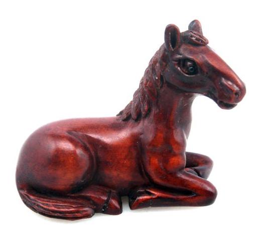 Hand Carved Boxwood Japanese Netsuke (1 of 4)