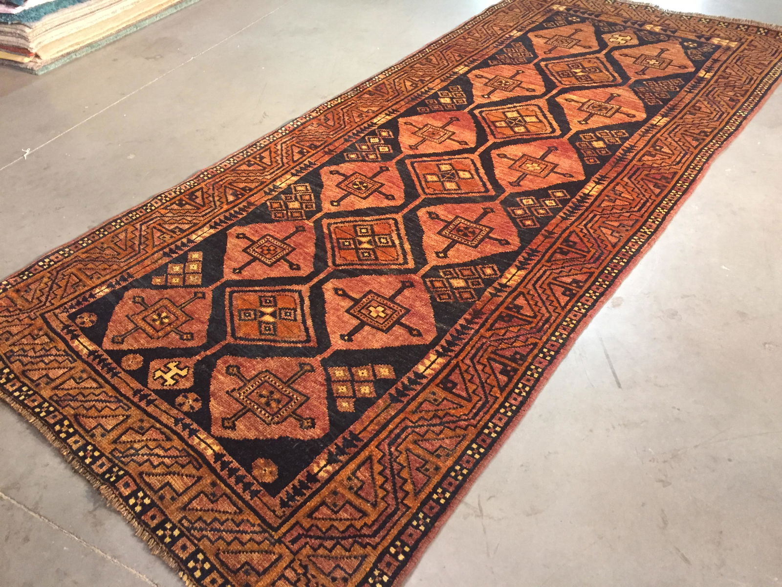 MAGNIFICENT AUTHENTIC VINTAGE PERSIAN  RUG 4.2X9.8 (1 of 7)