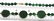Green Agate Bead Necklace and Dangle Earrings - 4