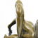 Sexy Nude Girl Bronze Sculpture on Marble Base Figurine - 2