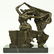 Sexy Lady Bronze on Marble Base Statue