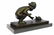 Little Girl Playing With Turtle Bronze Sculpture - 5