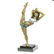 Gymnast Woman Bronze Statue on Marble Base - 2