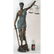 Blind Justice Bronze Statue on Marble Base Sculpture - 5