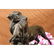 Real Cast Bronze Marble Statue Gun Dog Retriever Rabbit