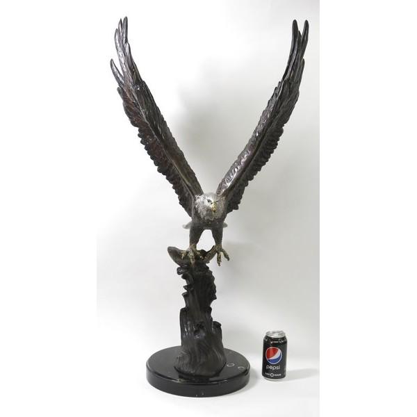 Multi Color Patina Extra Large American Eagle Bronze (1 of 5)