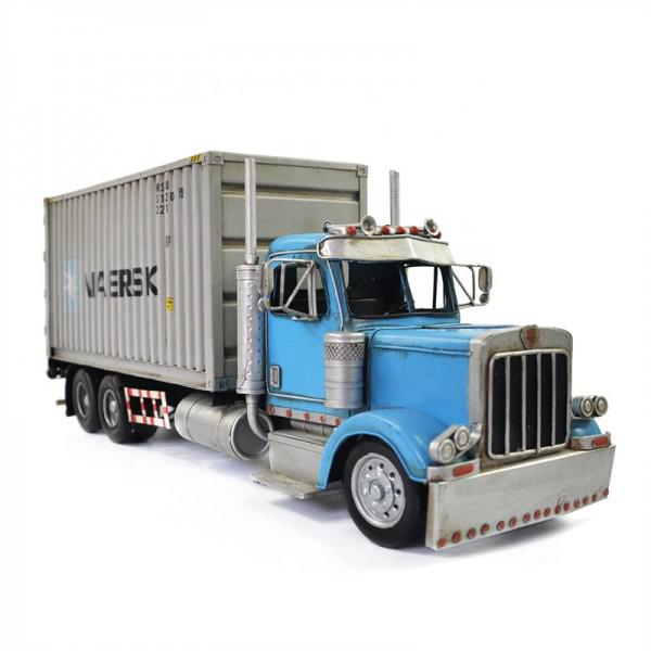 Tractor Truck Trailer Pressed Steel Toy Figure (1 of 4)