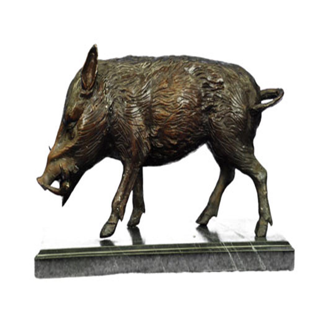 Wild Pig Bronze Sculpture (1 of 8)
