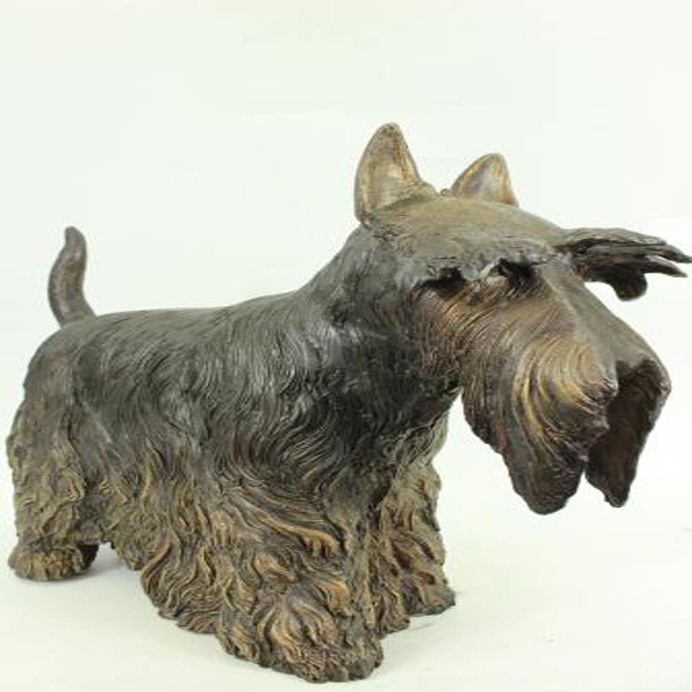 English Terrier Dog Bronze Sculpture (1 of 6)