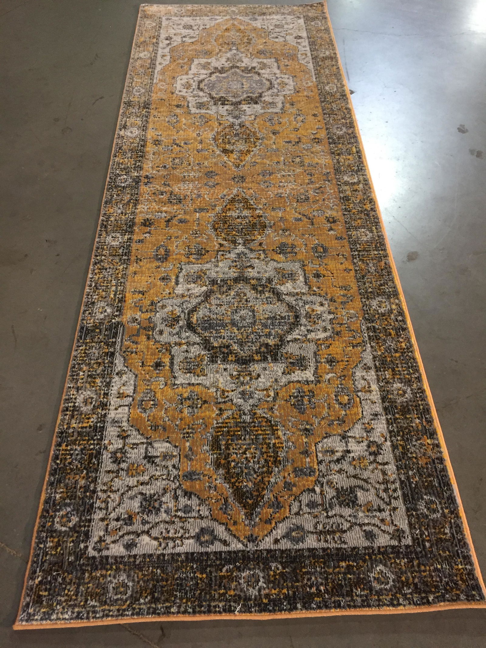 COLORFUL PERSIAN DESIGN RUNNER 8 FT (1 of 5)