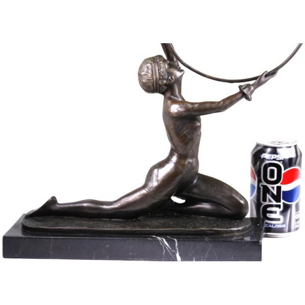 Dancer Bronze Statue on Marble Base (1 of 7)