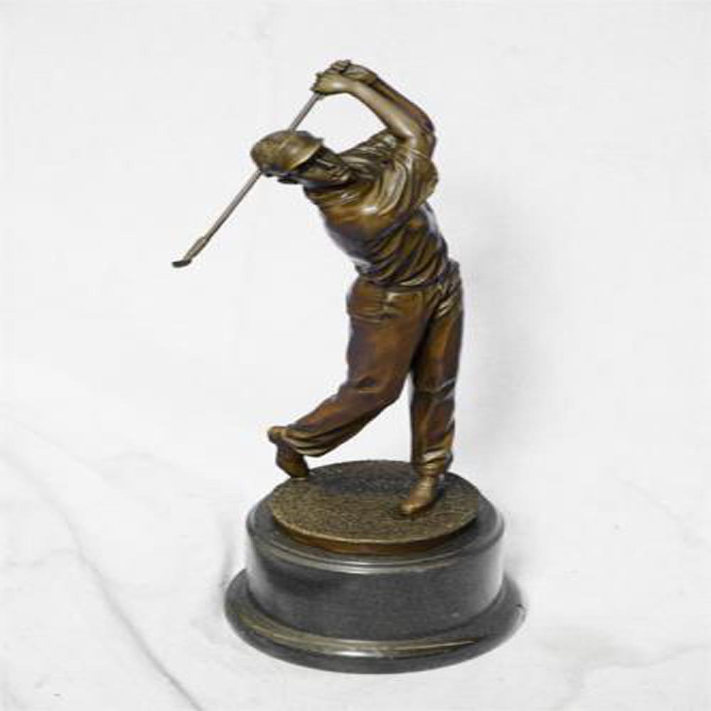 Golf Player Bronze Sculpture (1 of 7)