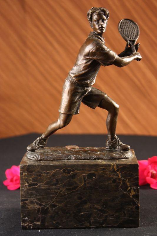 Tennis Player Bronze Sculpture (1 of 6)