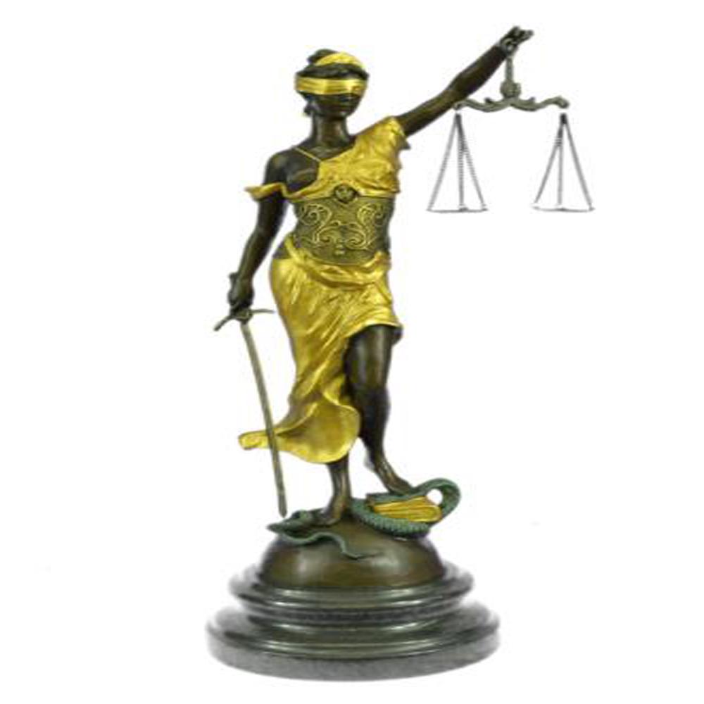Blind Justice Bronze Sculpture (1 of 9)