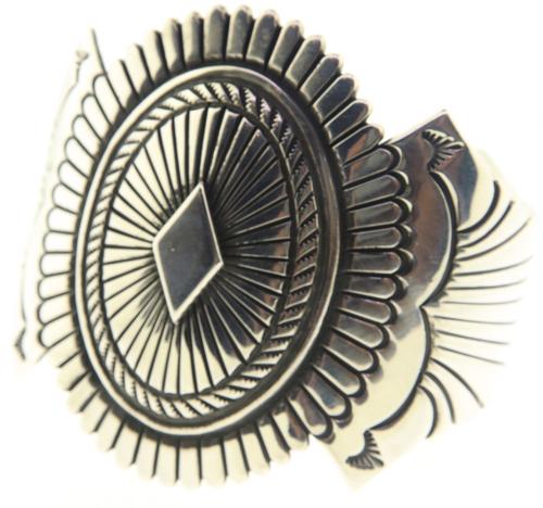 Thomas Jim Navajo Sterling Silver Cuff Bracelet (1 of 7)
