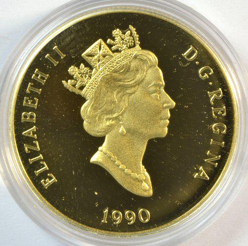 1990 Proof Canada $100 Gold Coin in the box with cert (1 of 3)