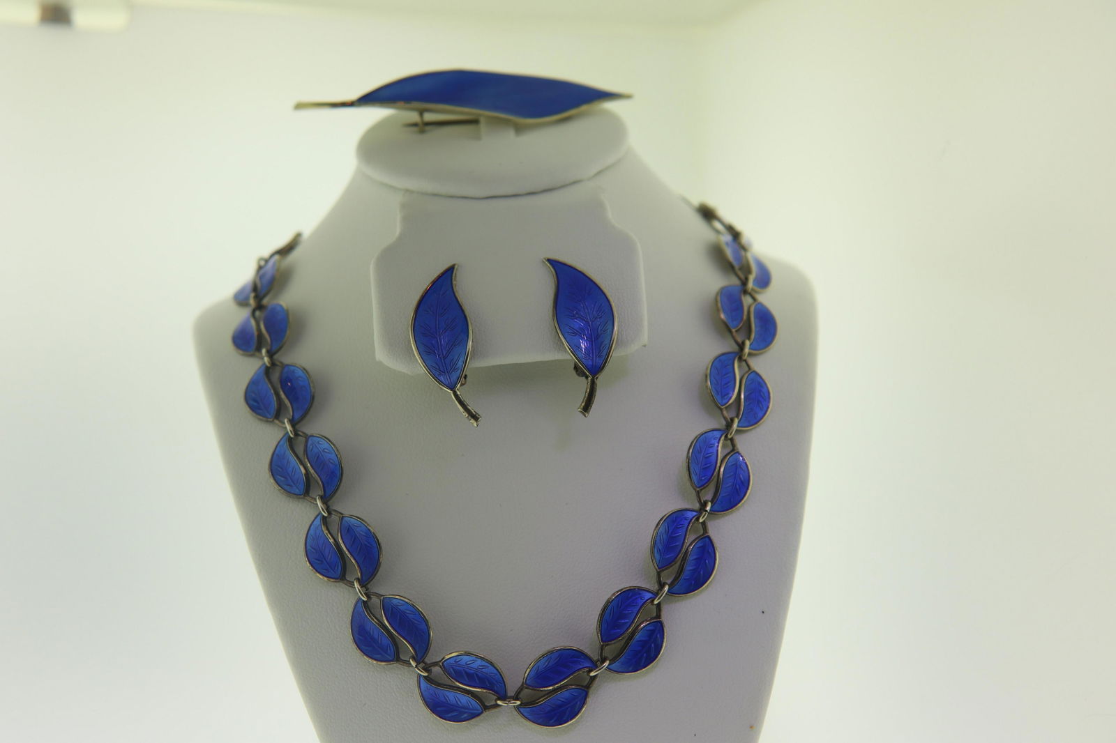 David Anderson Norway Blue Enamel Three Piece Set (1 of 10)