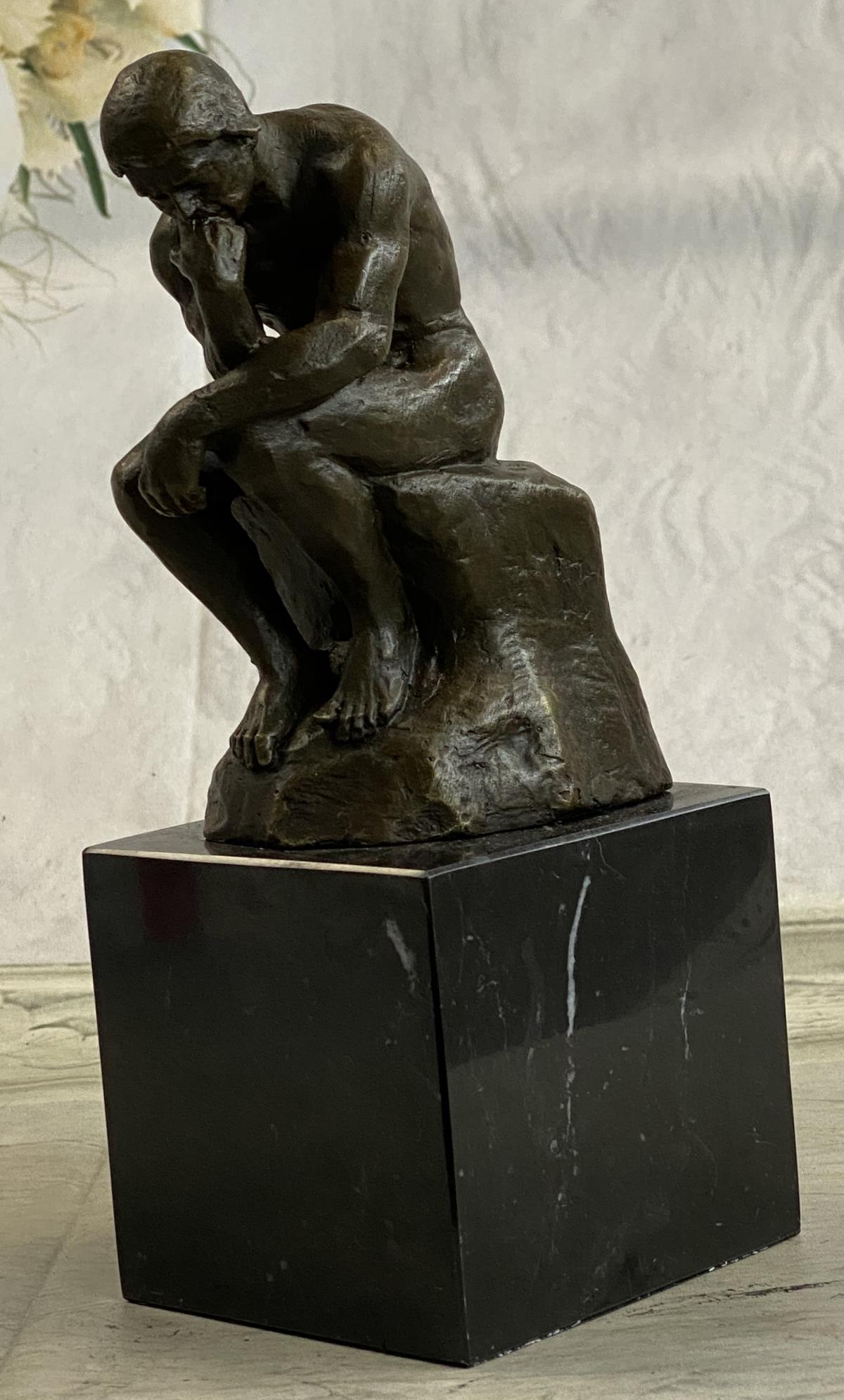 Thinker Bronze Sculpture