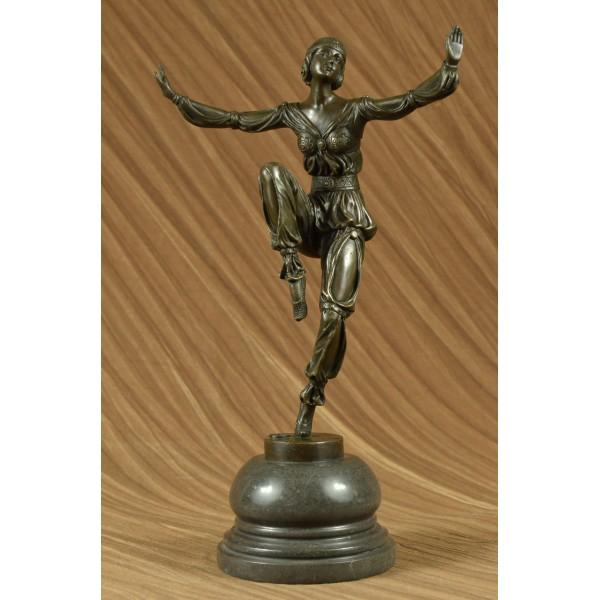 Dancer Figurine Bronze Sculpture (1 of 6)