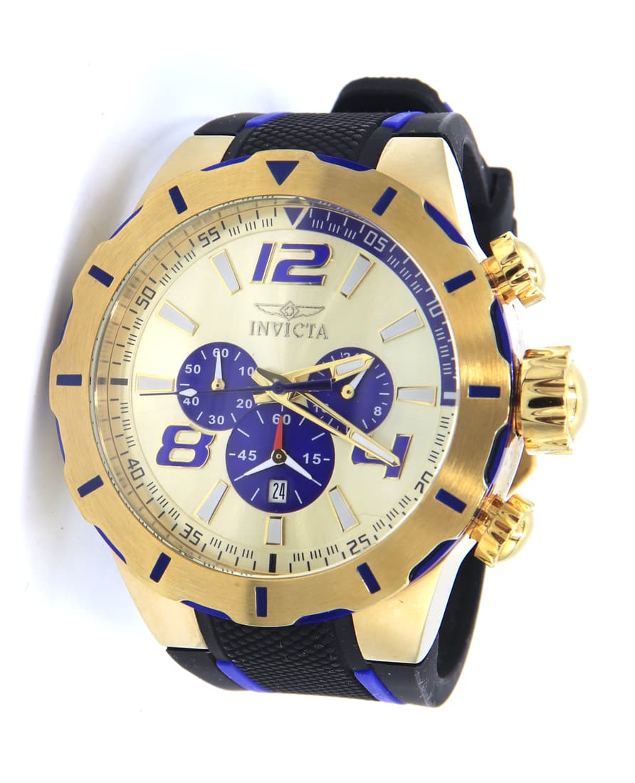 Invicta S1 Rally Quartz 52mm Silicon Band Watch: Invicta S1 Rally Quartz 52mm Silicon Band Stainless Steel Watch. Total weight of Watch 164.50 Grams.
