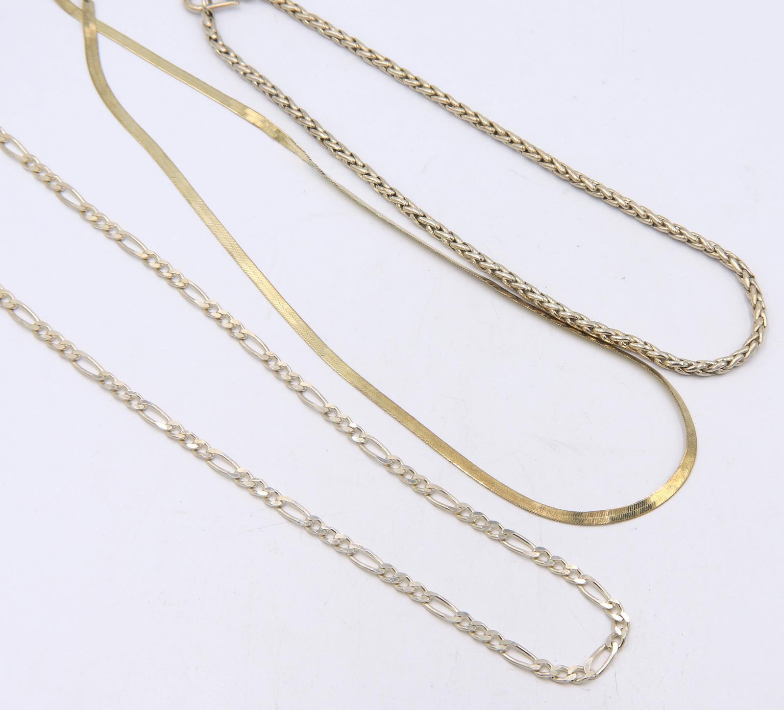 Group Lot of 3 Vintage 925 Sterling Silver Necklaces (1 of 8)