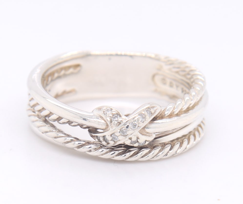 David Yurman Crossover Diamond Ring (1 of 5)