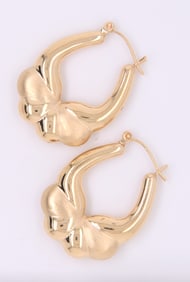 Stunning Yellow Gold Earrings