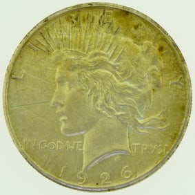 1926-P Peace Silver Dollar $1 US Silver Coin