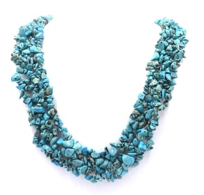 Cluster Turquoise Necklace