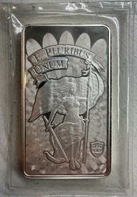 10 Troy Ounces Pure .999 Fine Silver Bar in Plastic