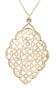 Tiffany & Co Marrakesh pendant on chain necklace