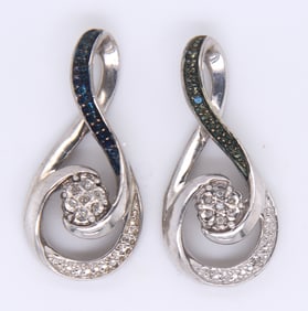 Lot of 2 Vintage Sterling Silver Pendants