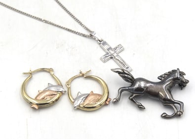 Group lot of Vintage 925 sterling silver Jewelry