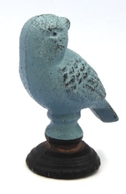Bird copper figurine