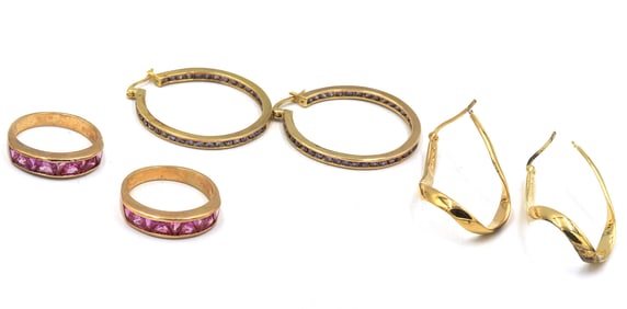 Group lot of 925 sterling silver jewelry